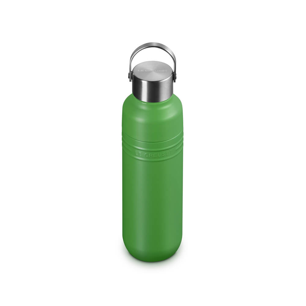 Le Creuset On The Go Bamboo Insulated Water Bottle 500ml